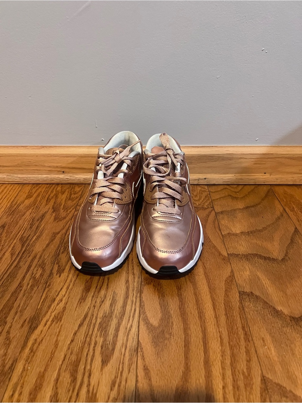 Nike Metallic Rose Gold Sneakers